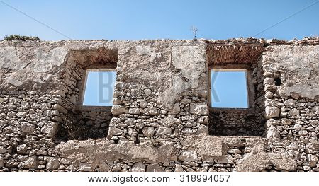 Architectural Detail Of The Cape Espichel Sanctuary