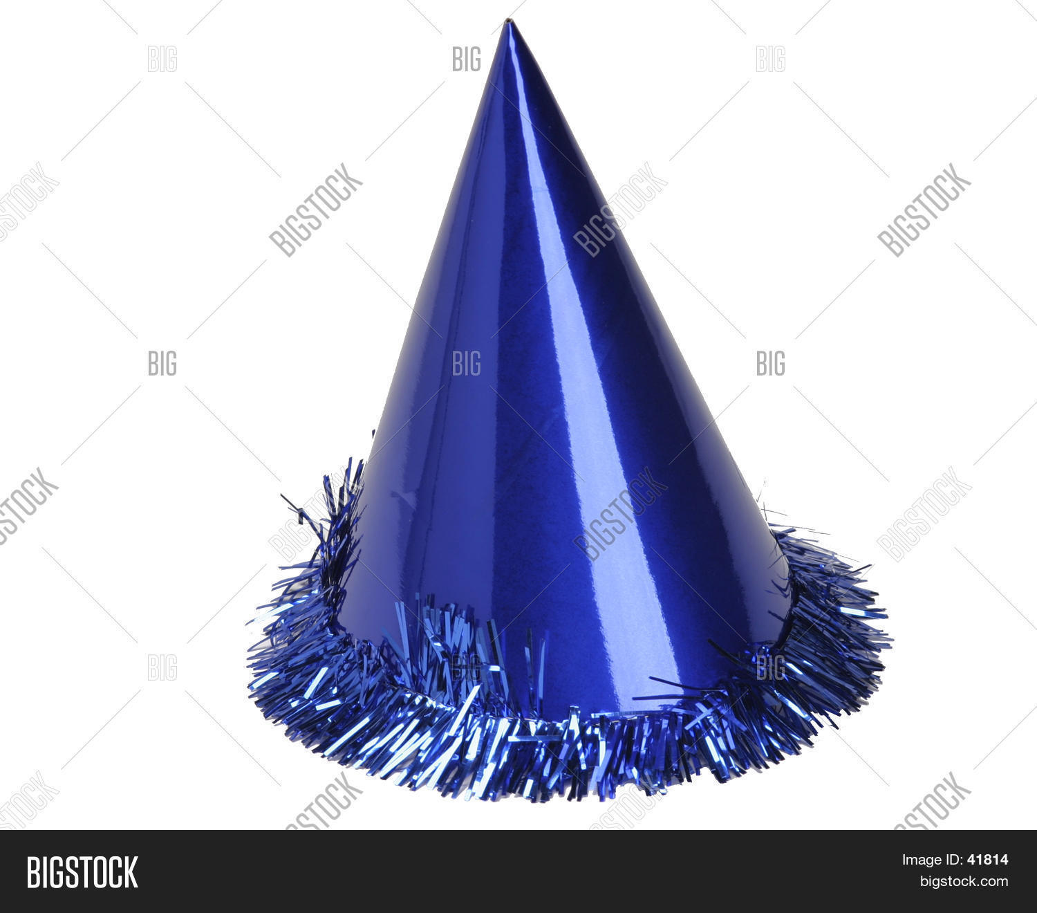 Blue Party Hat Image & Photo (Free Trial) Bigstock