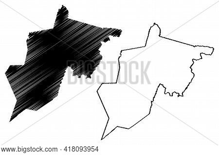Randolph County, State Of West Virginia (u.s. County, United States Of America, Usa, U.s., Us) Map V