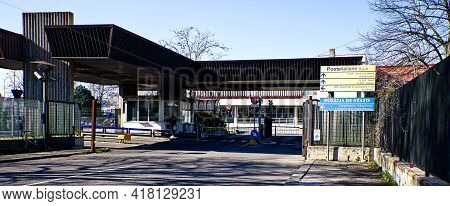 Bologna - Italy - March 1, 2021: Headquarters Of Poste Italiane S.p.a. (italian Post Office S.p.a.) 