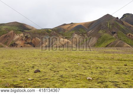 Landmannalaugar Area Landscape, Fjallabak Nature Reserve, Iceland