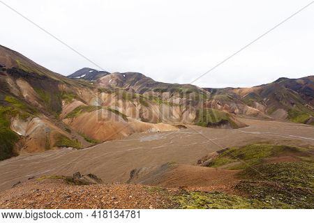 Landmannalaugar Area Landscape, Fjallabak Nature Reserve, Iceland