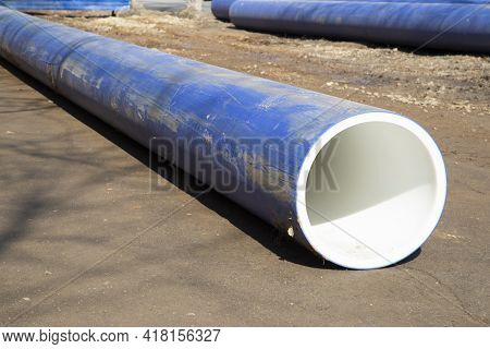 Water Pipes.large Diameter Water Pipes For City Water Supply.