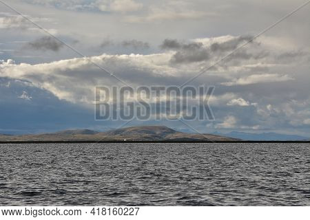Titicaca Lakenear Town Puno. Peru. South America.