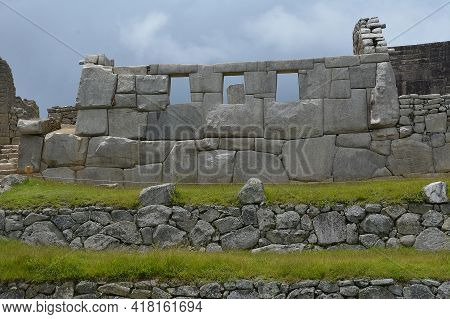Machu Picchu  - The Lost City Of The Incas, Peru.
The Ancient City Of Macchu Picchu Viewed From Mt. 