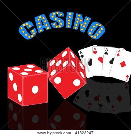 Casino abstrakteja tausta