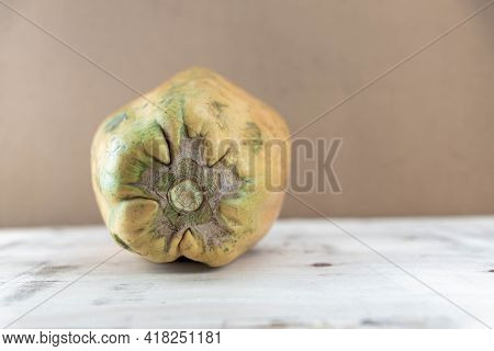 Formosa Variety Papaya Fruit On Wooden Background