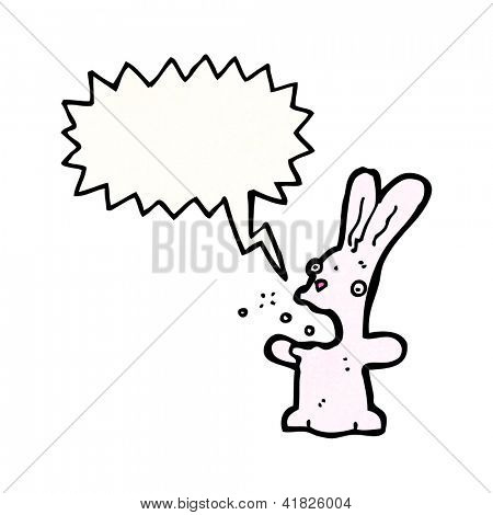 eructos conejo de dibujos animados