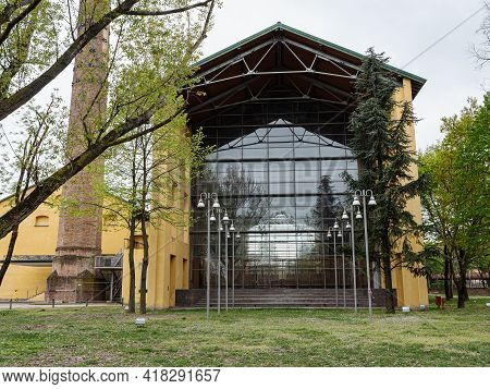 Parma, Italy - April 2021: Auditorium Paganini, Congress Center Building In Parma In The Ex-eridania