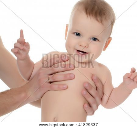 Портрет молодой папа и малыш