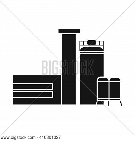 Vector Design Of Factory And Manufacture Logo. Set Of Factory And Heavy Stock Symbol For Web.
