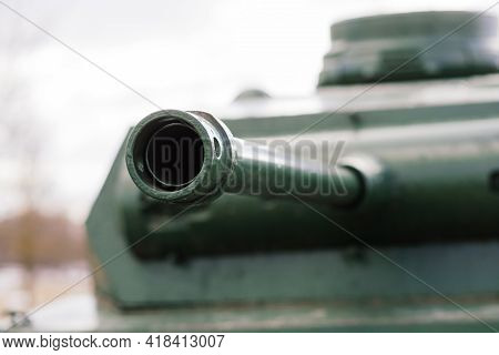 Abandoned War German Tanks In Museum. Urbex Exploration In German Countryside.