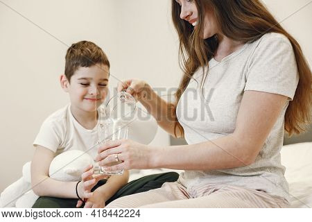 Portrait Of A Mother With Her Baby