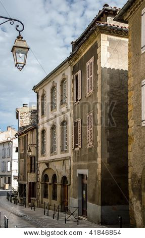 Staré Evropské ulice v malé vesnici