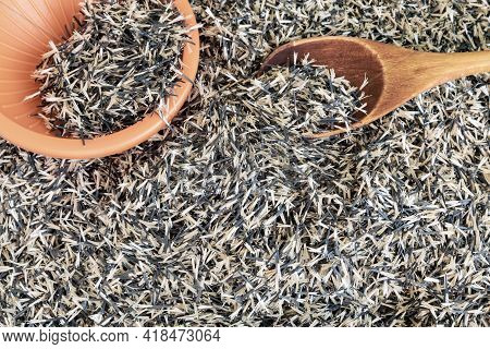 Seeds Of Marigold (tagétes) Flowers Stored Or Prepared For Planting. A Genus Of Annual And Perennial