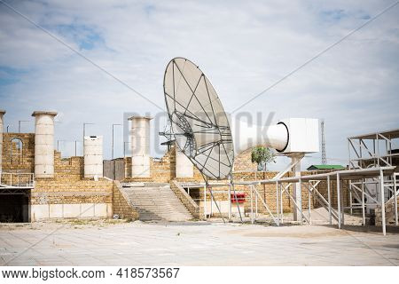 Decoratons Of Zcity And Kazantip Or Z Republic Festival In Popovka, Crimea Republic