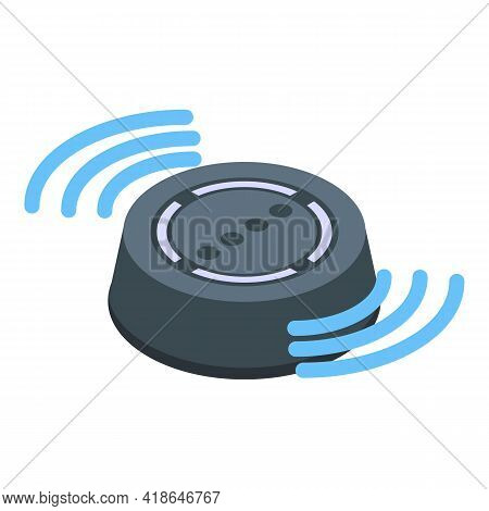 Record Speech Recognition Icon. Isometric Of Record Speech Recognition Vector Icon For Web Design Is
