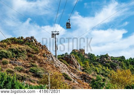 Bottom View Of The Cable Car 