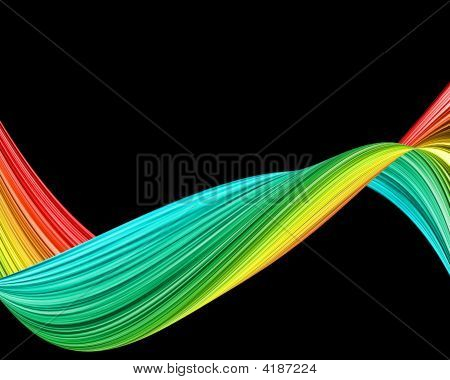 Multi Color Wave bakgrund