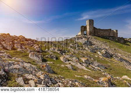 Enisala Fortress. Important Historical Landmark Near Tulcea And Constanta