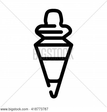 Bottle Stopper Bartender Line Icon Vector. Bottle Stopper Bartender Sign. Isolated Contour Symbol Bl