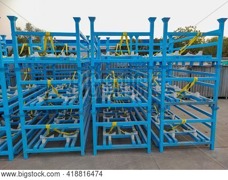 Heavy Duty Industrial Warehouse Storage Trolley Auto Parts Heavy Duty Trolley