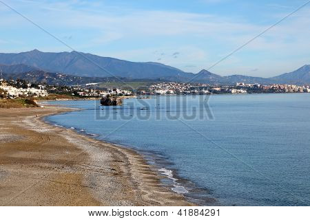 Costa Del Sol, strand, Spanien