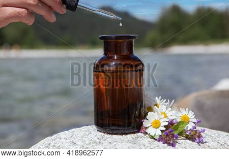 Bach Flower Remedies - Dropper Bottle Of Essential Oil.