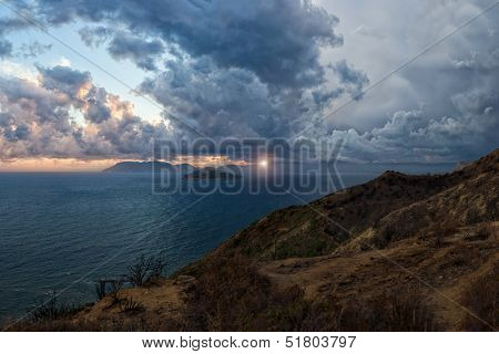 View on Zakynthos island from Gerakas