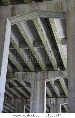 underneath bridge