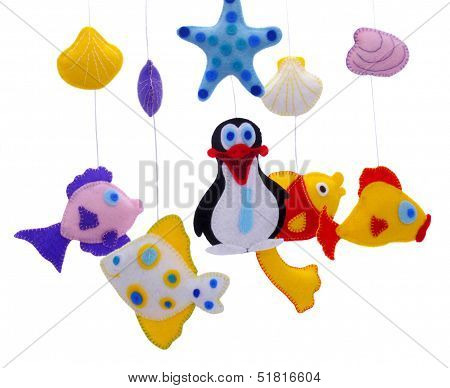 Fishes And Penguin