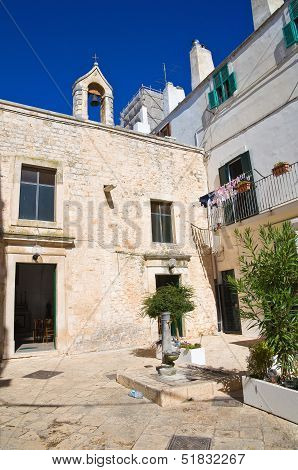 Church of St. Agostino. Noci. Puglia. Italy.