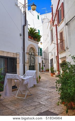 Alleyway. Noci. Puglia. Italy.