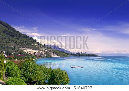 View of Lake Toba.