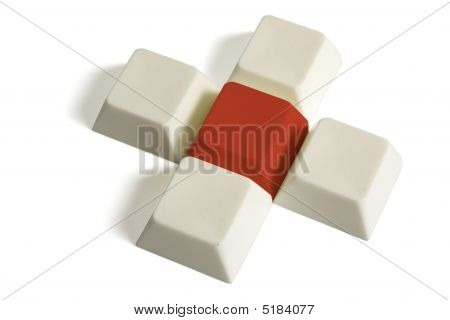 컴퓨터 버튼 크로스