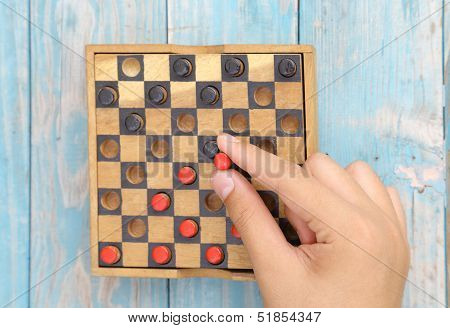wooden board game