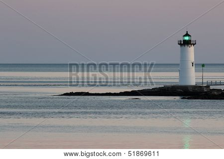 Constitution Light at Sunset