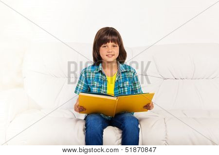 Smart Boy Reading