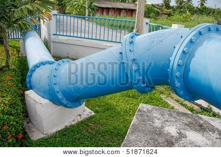 Pipes Of An Irrigation Water
