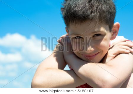 Un ragazzo felice