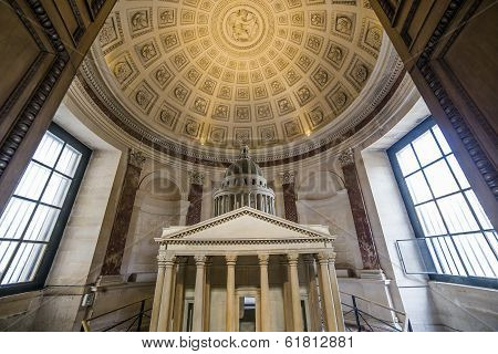 interiors of Pantheon necropolis, Paris, France