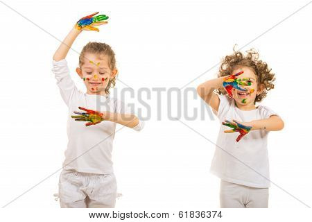 Cheerful Girl Having Fun