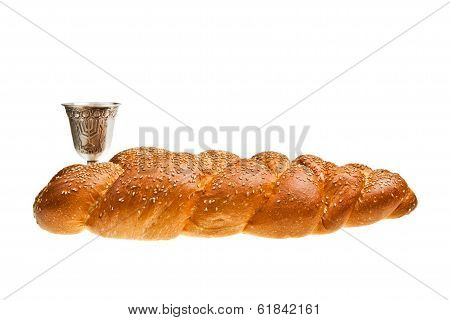 Challah and Kiddush cup