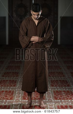 Humble Muslim Prayer