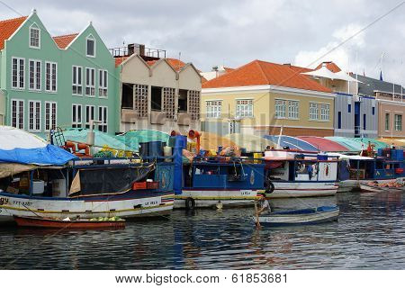Harbor Of Willemstad, Curacao, ABC Islands