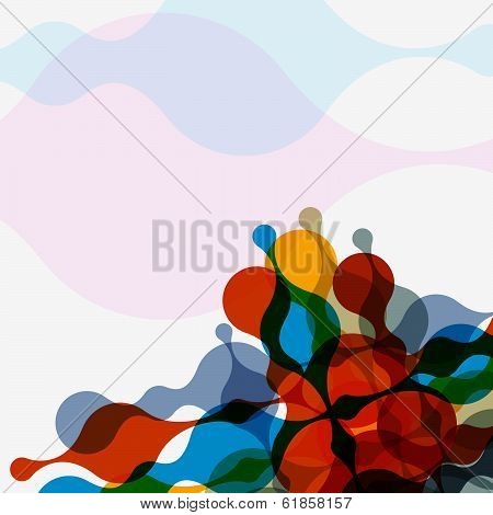 Abstract Retro Vector Background