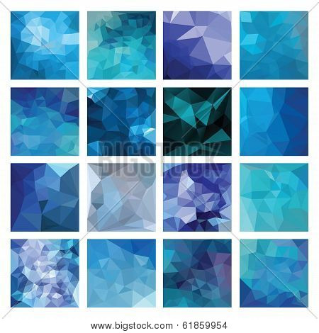 Polygonal  vector background.