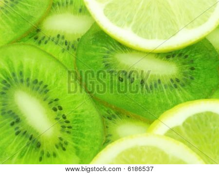 Juicy Zitrone und kiwi
