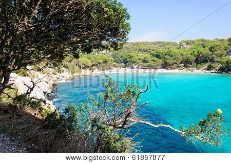 Cala Macarella Bay, Island Of Menorca, Balearic Islands, Spain