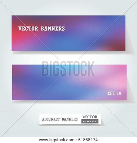 Vector Banners Set.